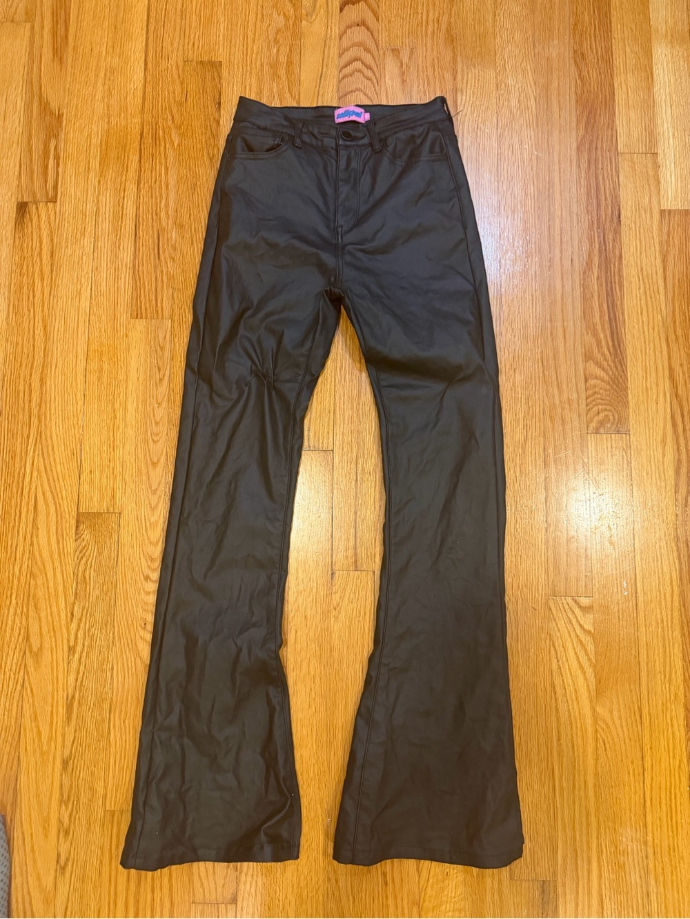Edikted Black Flared Wide-Leg Jeans